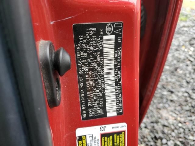 2012 Toyota Corolla Base