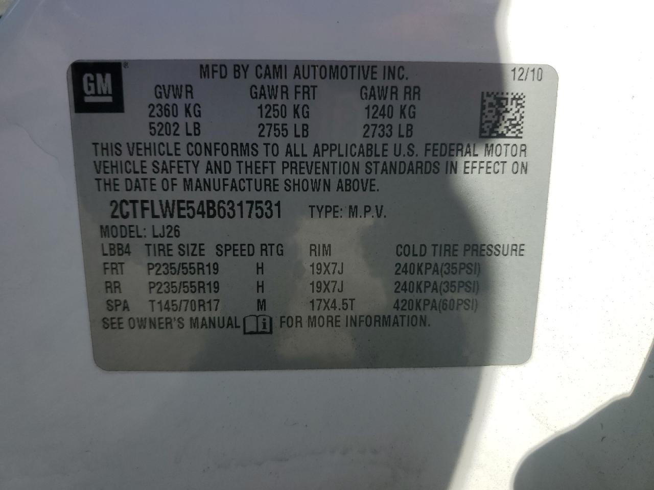 2011 GMC Terrain slt