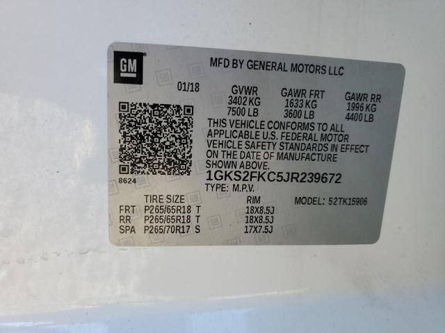 2018 GMC Yukon xl K1500 sle