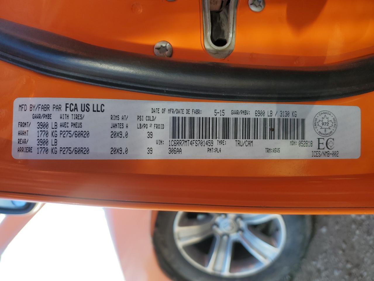 2015 Dodge RAM 1500 Sport
