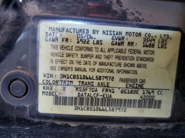 2006 Nissan Sentra 1.8