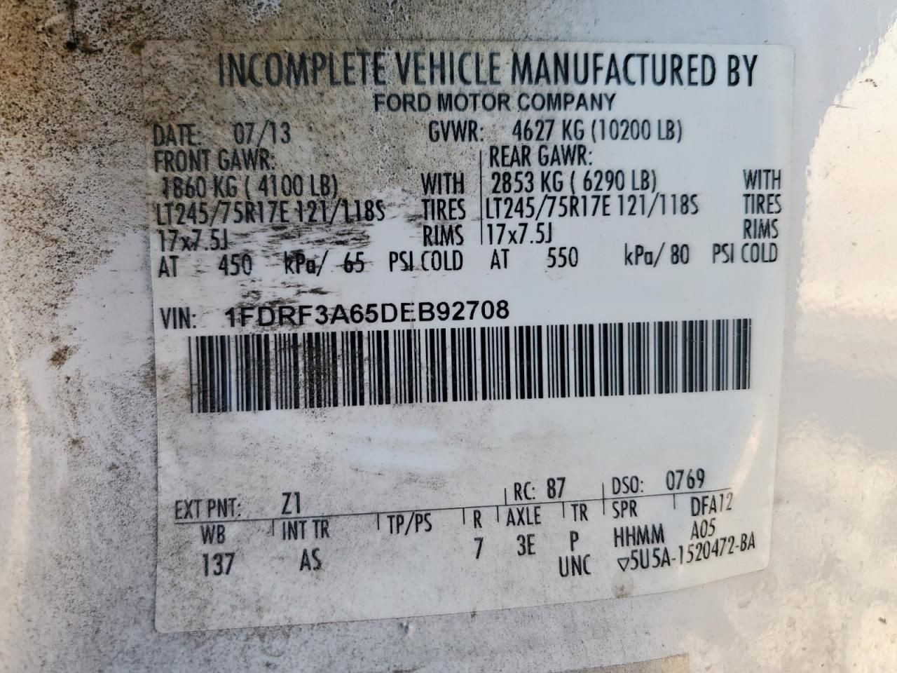 2013 Ford F350 Super Duty