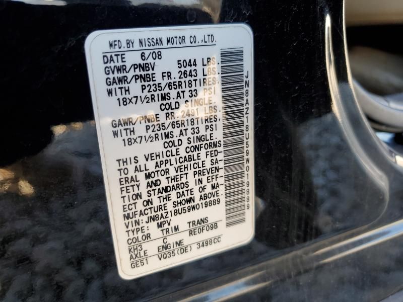 2009 Nissan Murano s