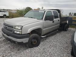 Salvage trucks for sale at Mcfarland, WI auction: 2005 Chevrolet Silverado K3500