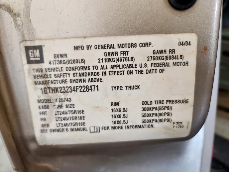 2004 GMC Sierra K2500 Heavy Duty