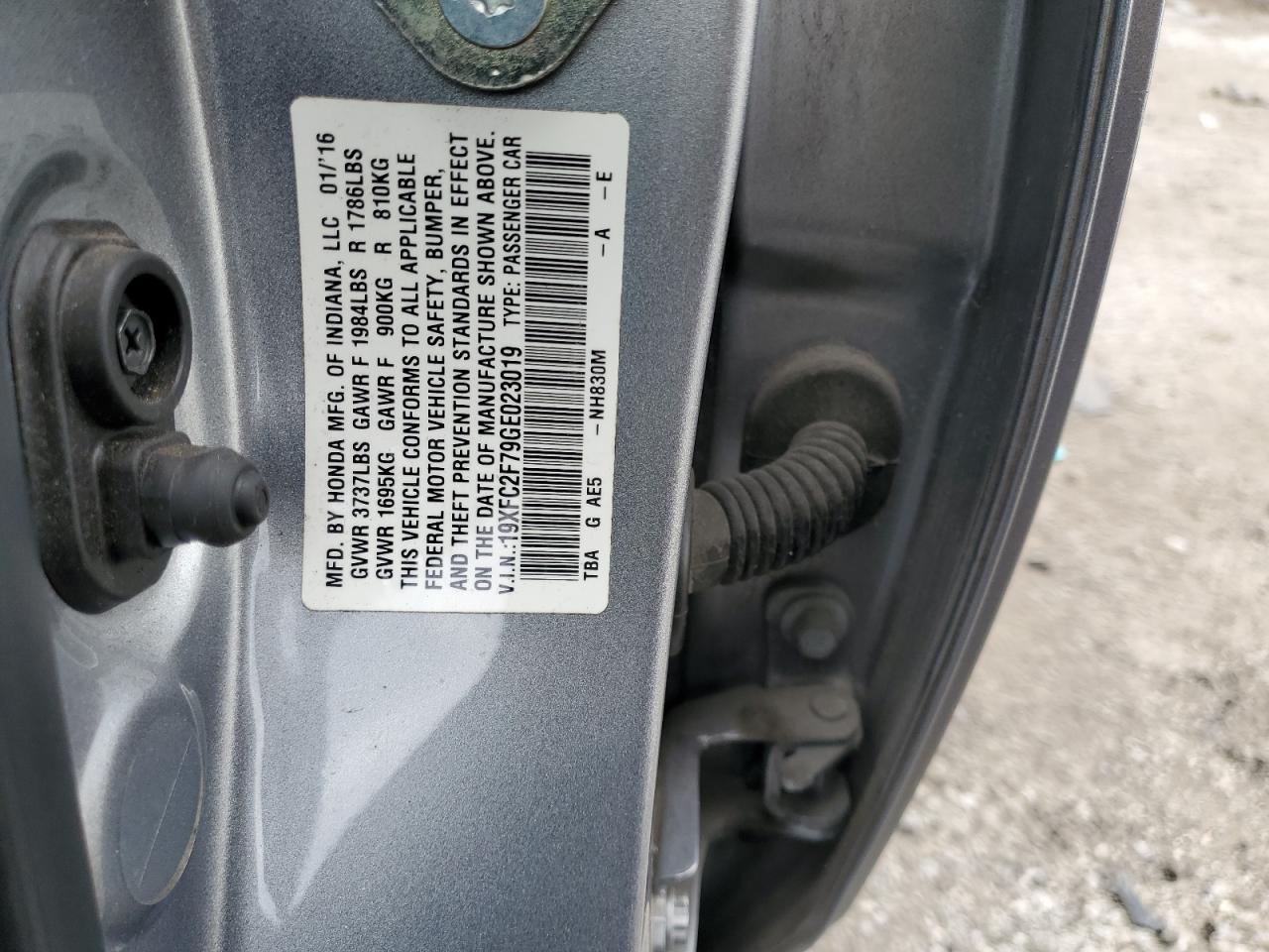 2016 Honda Civic ex