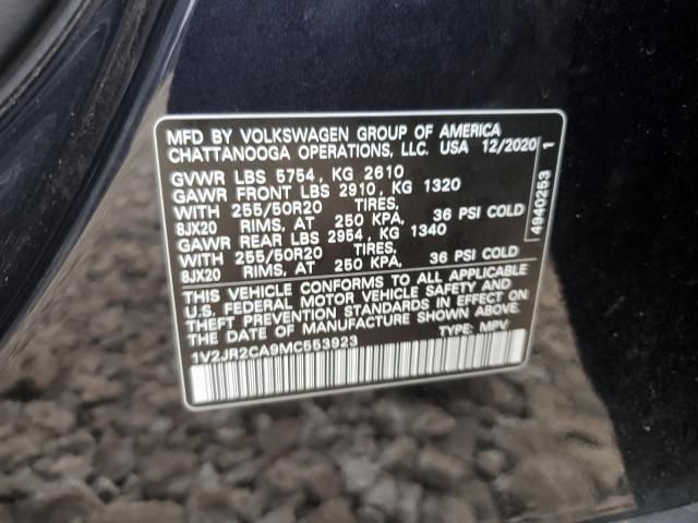 2021 Volkswagen Atlas se