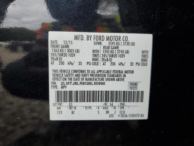 2016 Lincoln Mkx Reserve