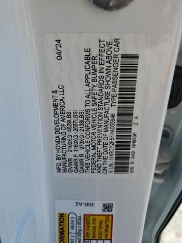 2024 Honda Accord Hybrid Sport
