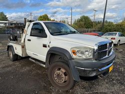 Salvage trucks for sale at Portland, OR auction: 2008 Dodge RAM 4500 ST