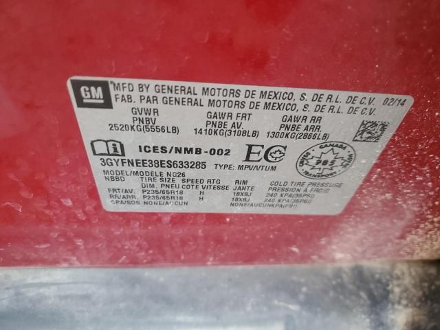 2014 Cadillac Srx Luxury Collection