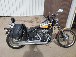 Salvage motorcycles for sale at Rapid City, SD auction: 2007 Harley-Davidson Fxstb