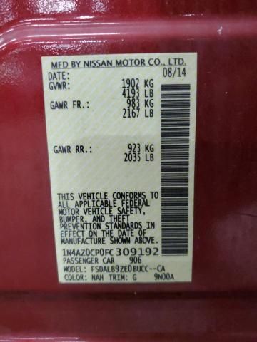 2015 Nissan Leaf S