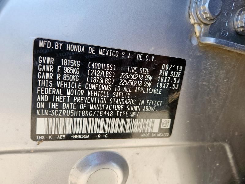 2019 Honda Hr-v Sport