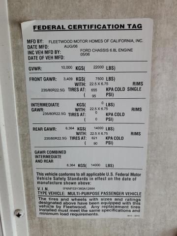2007 Fleetwood 2007 Ford F550 Super-RV