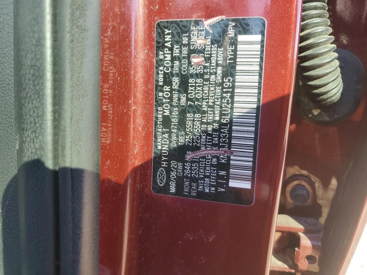 2020 Hyundai Tucson Limited