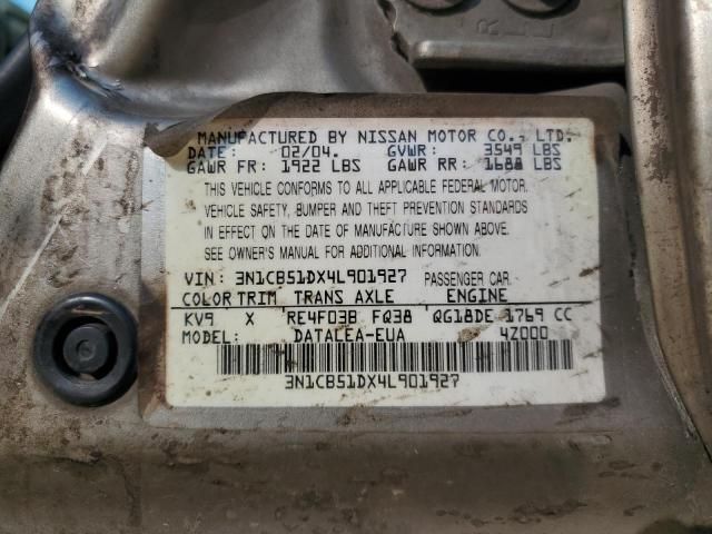 2004 Nissan Sentra 1.8