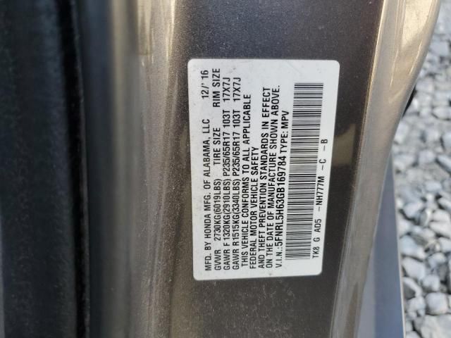2016 Honda Odyssey EXL