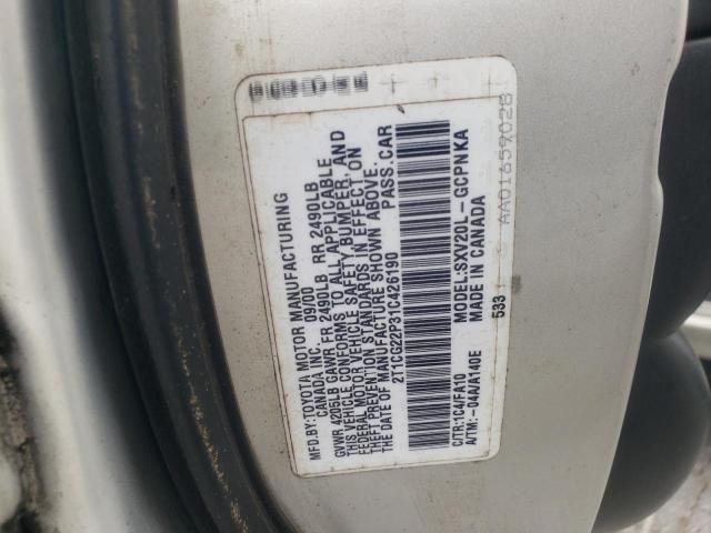 2001 Toyota Camry Solara SE