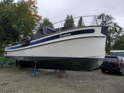 Salvage boats for sale at Rocky View County, AB auction: 2006 Nordic Tug Boat