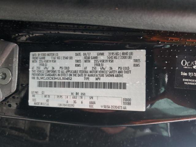 2017 Lincoln Mkc Reserve