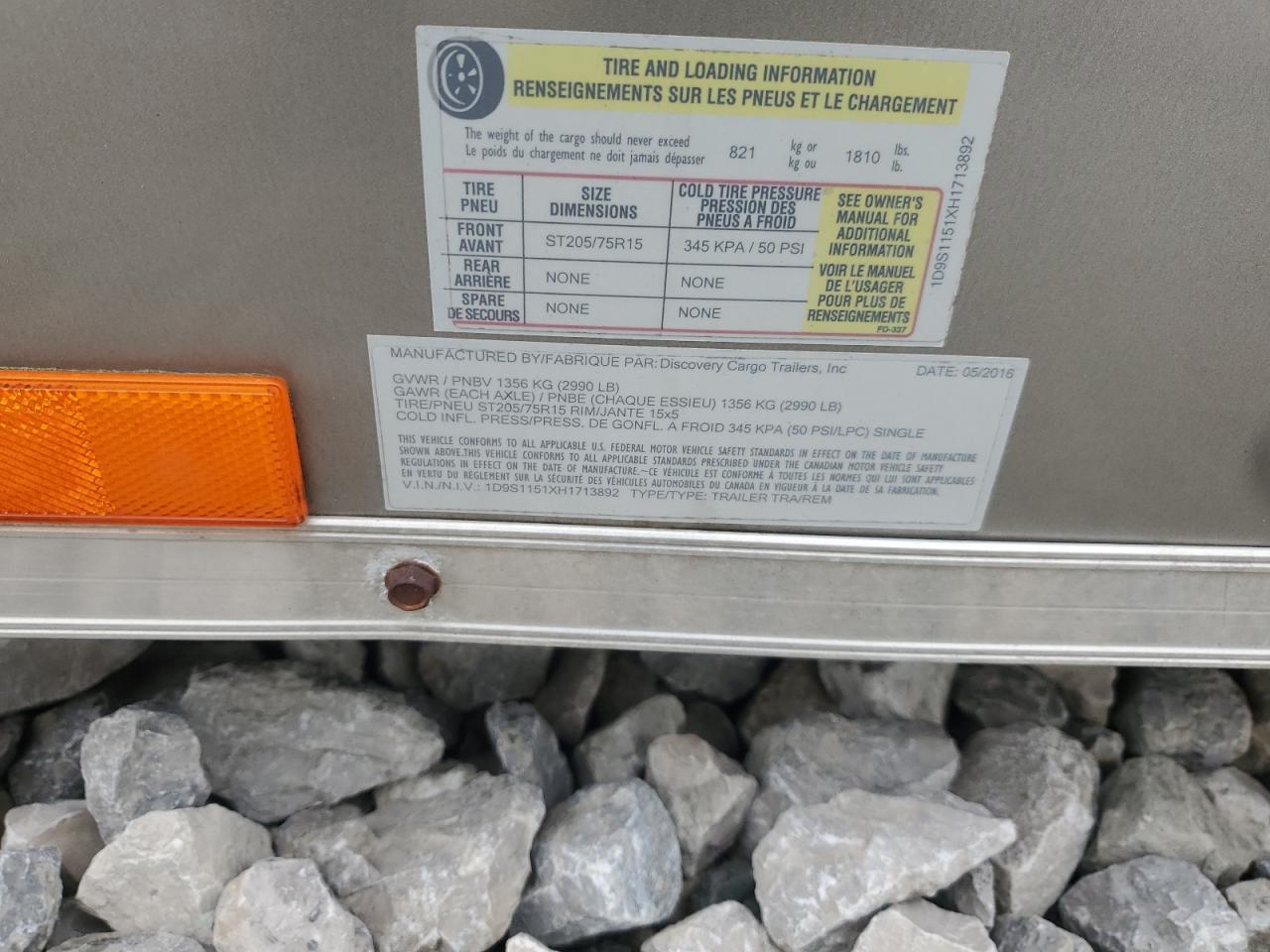 2017 Discovery 2016 Discovery Cargo Enclosed Cargo Trailer