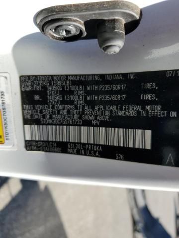 2016 Toyota Sienna xle