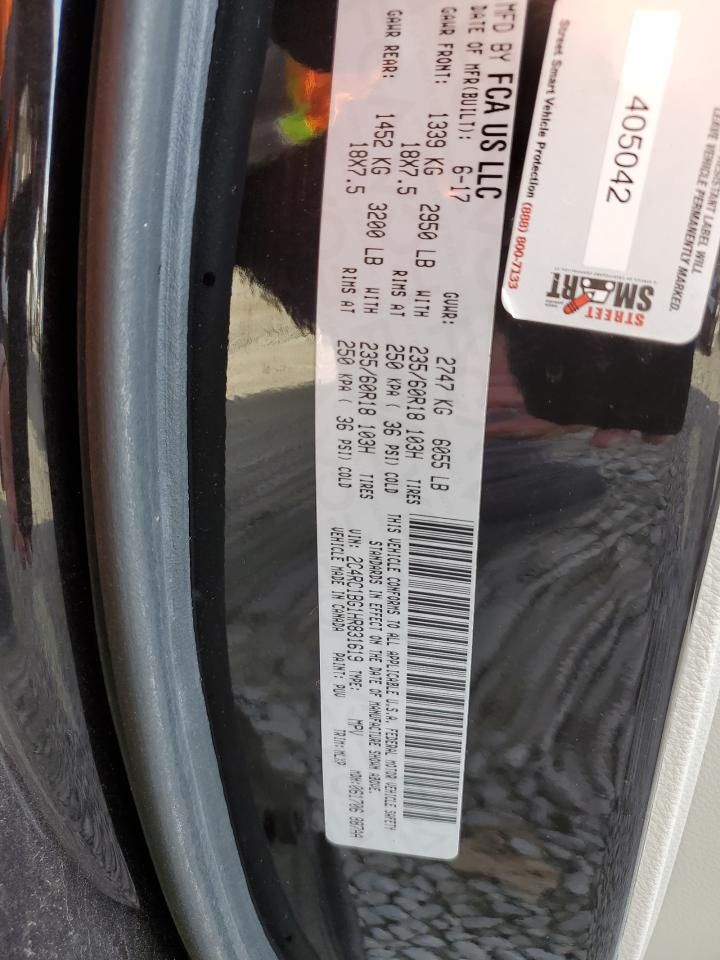 2017 Chrysler Pacifica Touring l