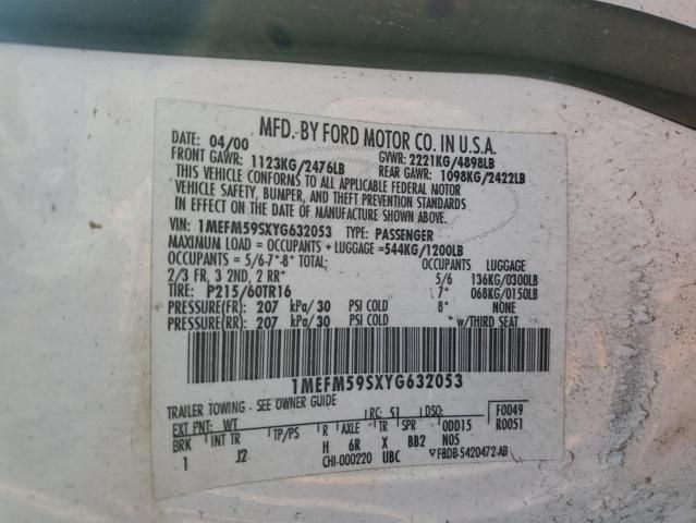 2000 Mercury Sable LS Premium