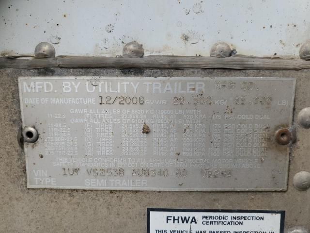 2010 Utility VS2RA Refrigerated Van Trailer