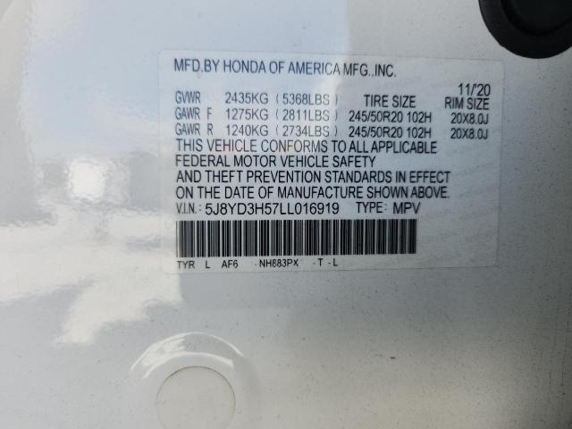 2020 Acura Mdx Technology