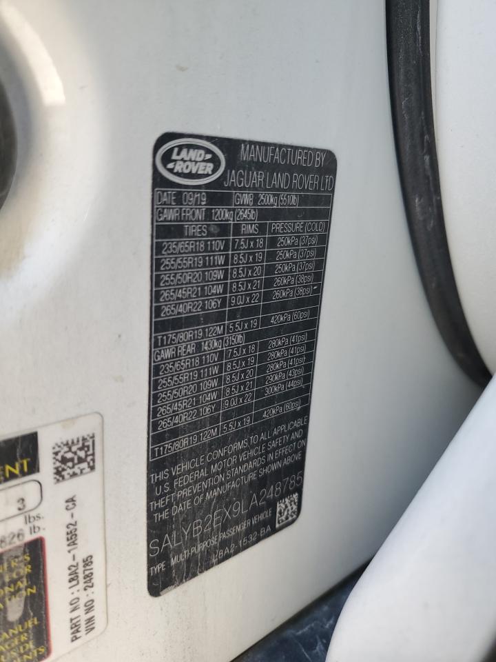 2020 Land Rover Range Rover Velar s