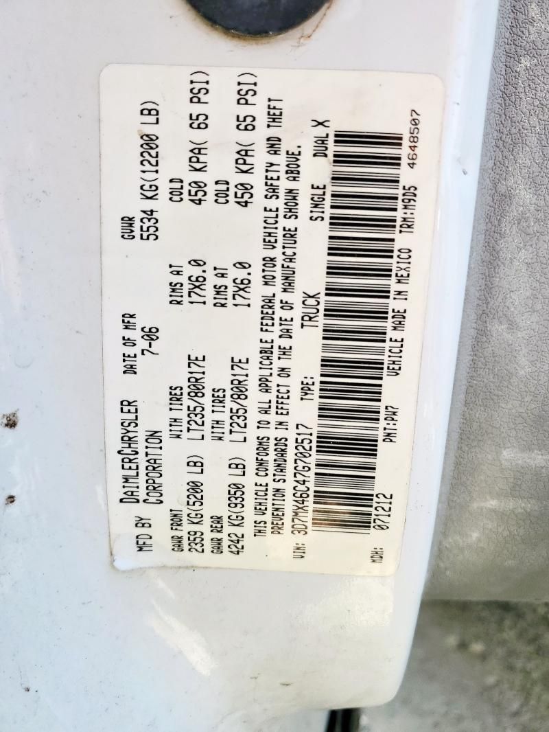 2007 Dodge RAM 3500 ST