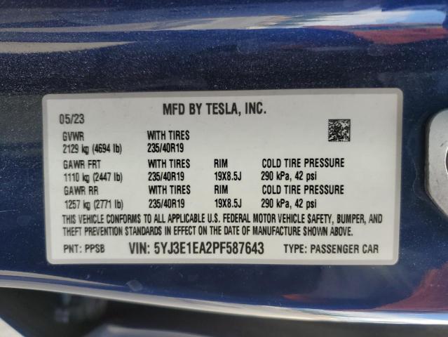 2023 Tesla Model 3
