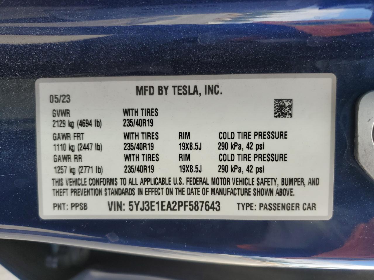 2023 Tesla Model 3