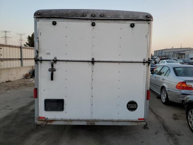 2008 Wells Cargo CW1422-102 Enclosed Cargo Trailer