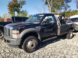 Salvage trucks for sale at West Warren, MA auction: 2008 Ford F450 Super Duty
