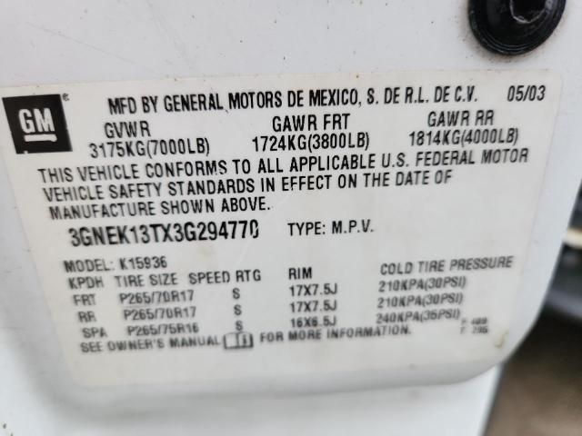 2003 Chevrolet Avalanche K1500