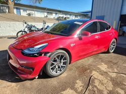 Tesla salvage cars for sale: 2018 Tesla Model 3