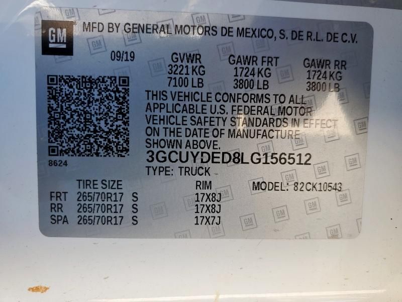 2020 Chevrolet Silverado K1500 lt