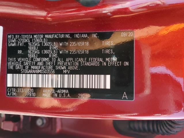 2021 Toyota Highlander Hybrid xle