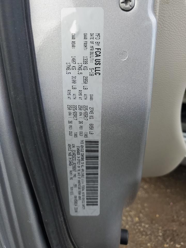 2018 Dodge Grand Caravan sxt