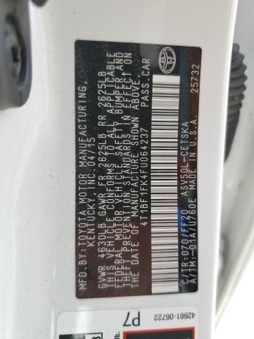 2015 Toyota Camry le