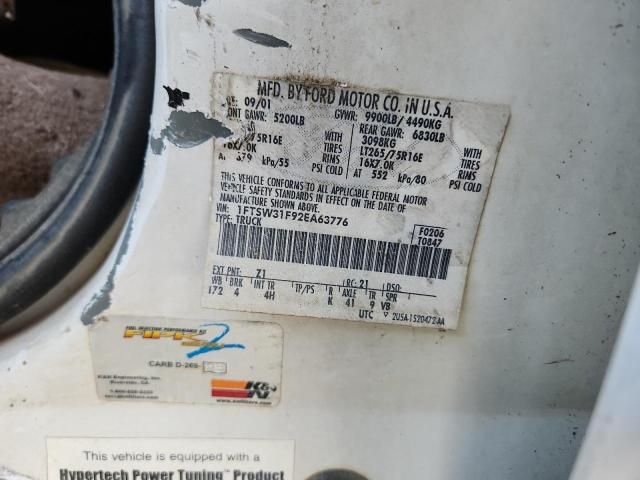 2002 Ford F350 SRW Super Duty