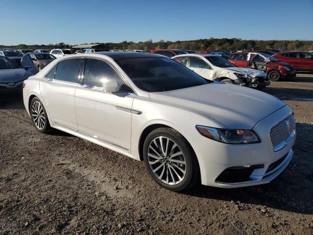 2019 Lincoln Continental Select