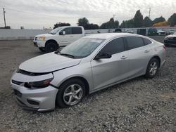 Chevrolet Malibu salvage cars for sale: 2018 Chevrolet Malibu ls