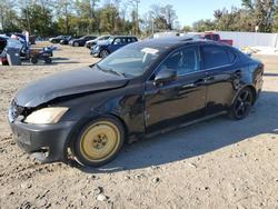 Lexus salvage cars for sale: 2007 Lexus Is 250 Base