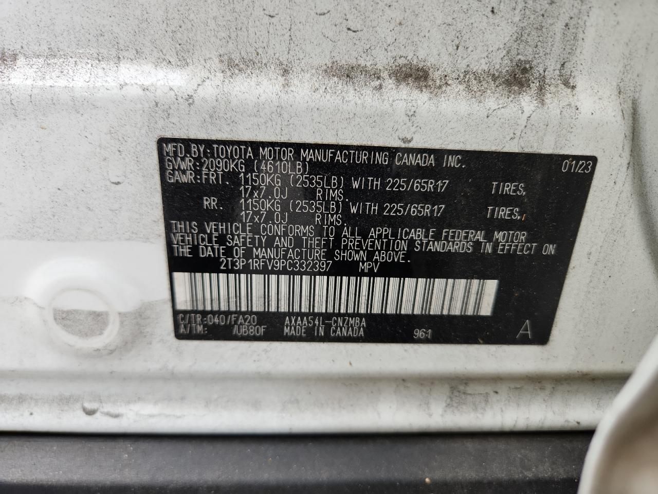 2023 Toyota Rav4 xle