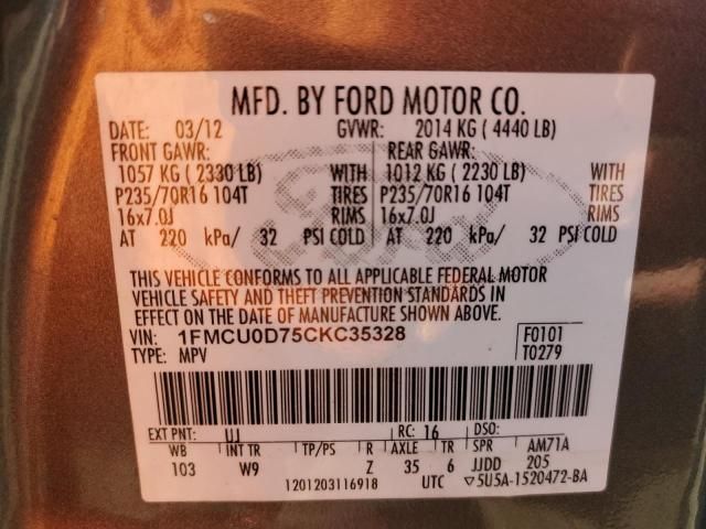 2012 Ford Escape xlt