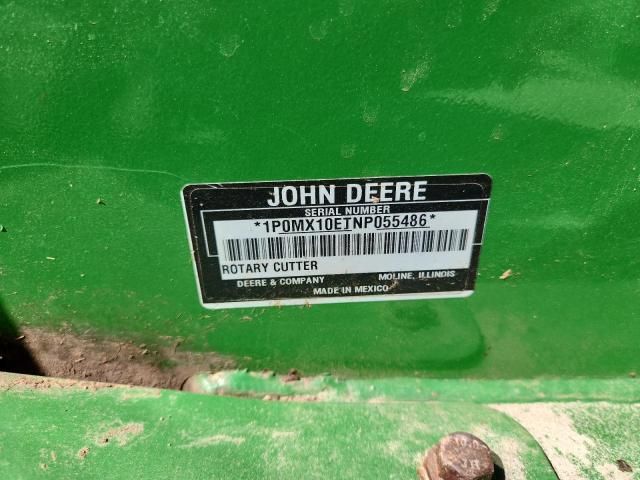 2022 John Deere MX10